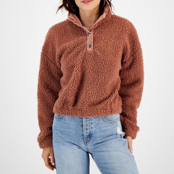 Brown Fuzzy Sweatshirt (Used) - Picture 1 of 3